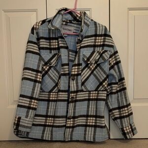 Reserve FairFax White and Blue Plaid Jacket ✨